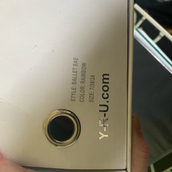 YRU x Dollskill RAINBOW BALLET BAE PLATFORMS sz 7 - Picture 4 of 7